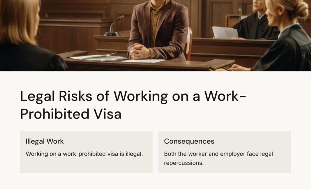 Working Prohibited Visa